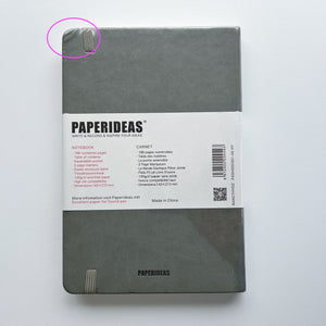 [SECONDS] Paperideas A5 Dotted Notebook | Grey