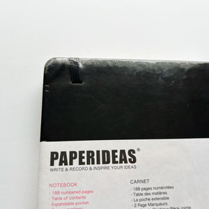 [SECONDS] Paperideas A5 Dotted Notebook | Black