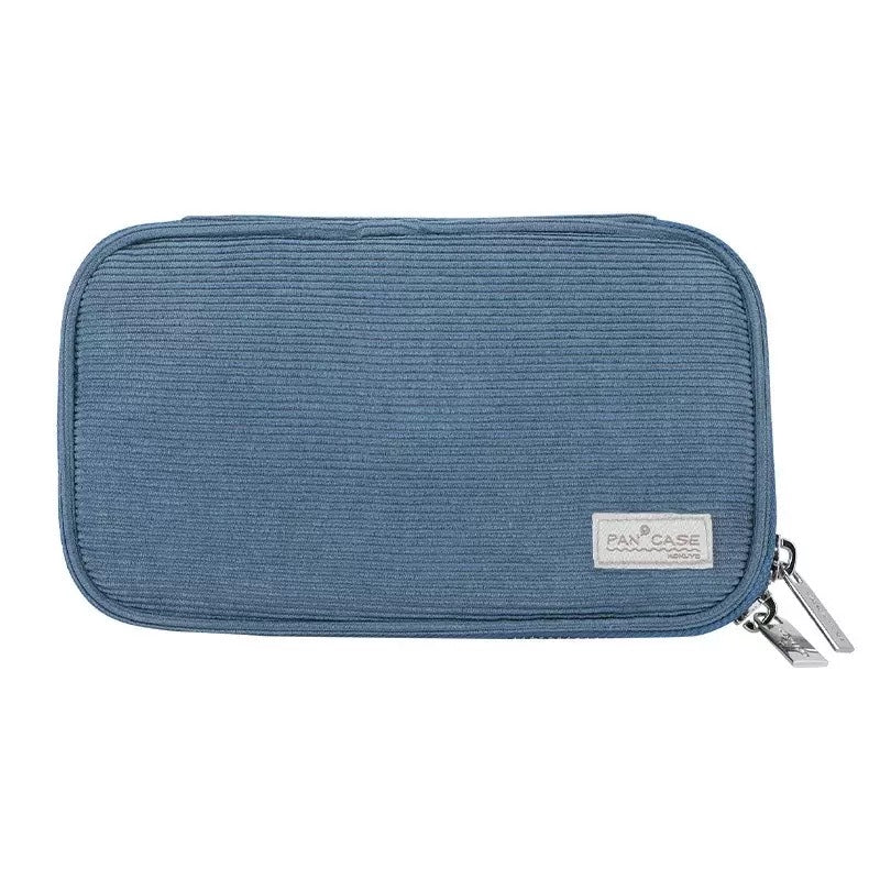Kokuyo Pan Case Flat Pencil Case pen case stationery for school students blue grey black