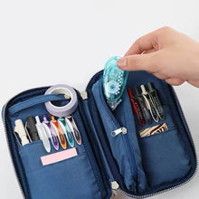 Load image into Gallery viewer, Kokuyo Pan Case Flat Pencil Case pen case stationery for school students blue grey black
