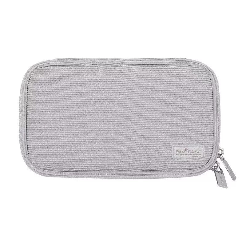 Kokuyo Pan Case Flat Pencil Case pen case stationery for school students blue grey black