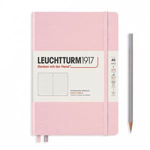 Leuchtturm1917 Dotted Notebook Medium A5 Bullet Journal Power pink