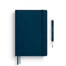 Load image into Gallery viewer, Leuchtturm1917 New Colours Thinking Ahead Dotted Notebook Medium A5 Bullet Journal deep sea