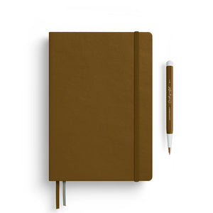 Leuchtturm1917 New Colours Thinking Ahead Dotted Notebook Medium A5 Bullet Journal spice brown