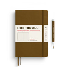 Load image into Gallery viewer, Leuchtturm1917 New Colours Thinking Ahead Dotted Notebook Medium A5 Bullet Journal spice brown