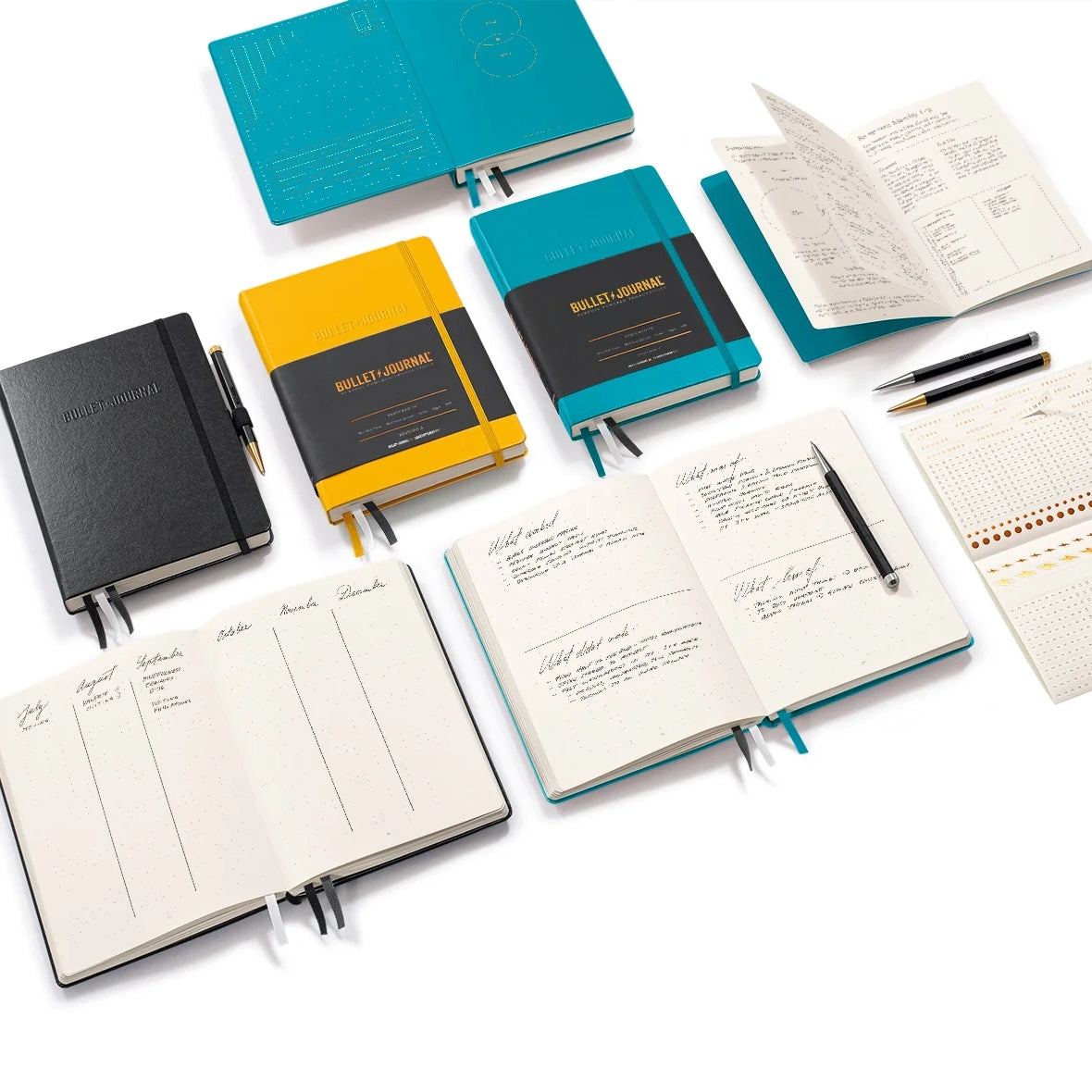 Leuchtturm1917 Bullet Journal Edition 2 | A5 Medium Dotted Notebook 120gsm new colour turquoise25