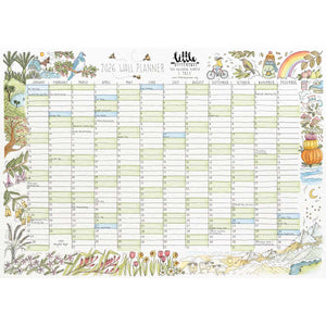 2026 Wall Planner Calendar 100% Recycled Paper | Little Difference
