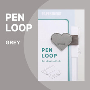 Paperideas Pen Loop heart shape grey