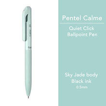 Load image into Gallery viewer, Pentel Calme Ballpoint Pen 0.5mm bullet journal hobonichi everyday writing study notes new limited edition colours