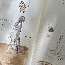 Load image into Gallery viewer, Pion Washi Tape Soft PET girl sticker creative journaling scrapbooking bullet journal planner sticker 