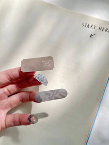 Pion paper tape sticky note sticker creative journaling scrapbooking bullet journal planner sticker 