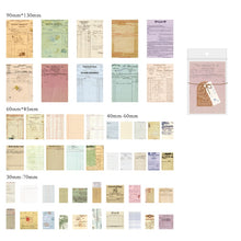 Load image into Gallery viewer, Scrapbook Paper Receipt Collection 100pcs junk journal creative journal art journal