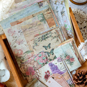 Scrapbook Paper Rose Manor 100pcs junk journal creative journal paper art