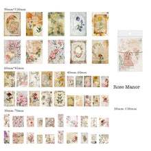 Load image into Gallery viewer, Scrapbook Paper Rose Manor 100pcs junk journal creative journal paper art