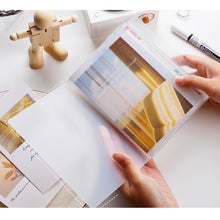 Load image into Gallery viewer, sticker and photo album a6 journal material organiser organizer