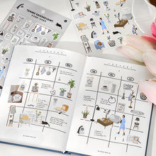 Load image into Gallery viewer, To Make Each Day Count Sticker Pack 6 Sheets bullet journal planner sticker scrapbook junk journal hobo weeks