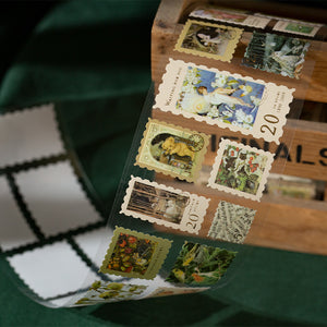 Time in Postmarks Vintage Sticker Roll bullet journal scrapbook junk journal stickers planner sticker