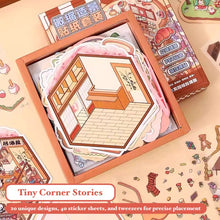 Load image into Gallery viewer, Tiny Corner Stories | 20-Pack Miniature Scene Stickers