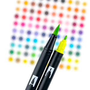 Tombow ABT Dual Brush 10 Colour Set Bright bullet journal highlighter