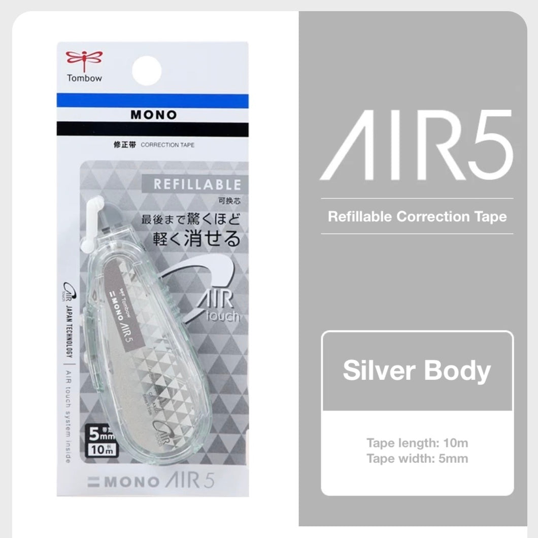 Tombow Mono Air Refillable Correction Tape 5mmx10m Japanese stationery