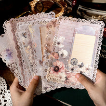 Load image into Gallery viewer, Vintage Scrapbook Paper | Lace Border Pack 60pcs