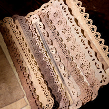 Load image into Gallery viewer, Vintage Scrapbook Paper | Lace Border Pack 60pcs
