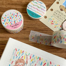Load image into Gallery viewer, Zzoton Washi Tape Mixed Strokes Colorful coils bullet journal junk journal planner sticker