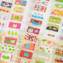 Load image into Gallery viewer, Apple Wonderland Sticker Roll planner sticker bullet journal stickers junk journal scrapbook kiss cut sticker washi tape