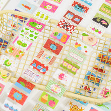 Load image into Gallery viewer, Apple Wonderland Sticker Roll planner sticker bullet journal stickers junk journal scrapbook kiss cut sticker washi tape
