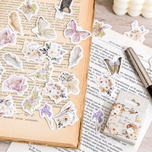 Load image into Gallery viewer, butterfly-and-flower-sticker-46pcs bullet journal scrapbook stickers
