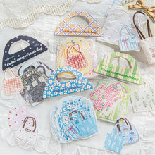 Load image into Gallery viewer, Carry Me Stickers | 20pcs Washi &amp; Paper Combo Set handbag tote bag stickers scrapbook junk journal planner bullet journal planner stickers
