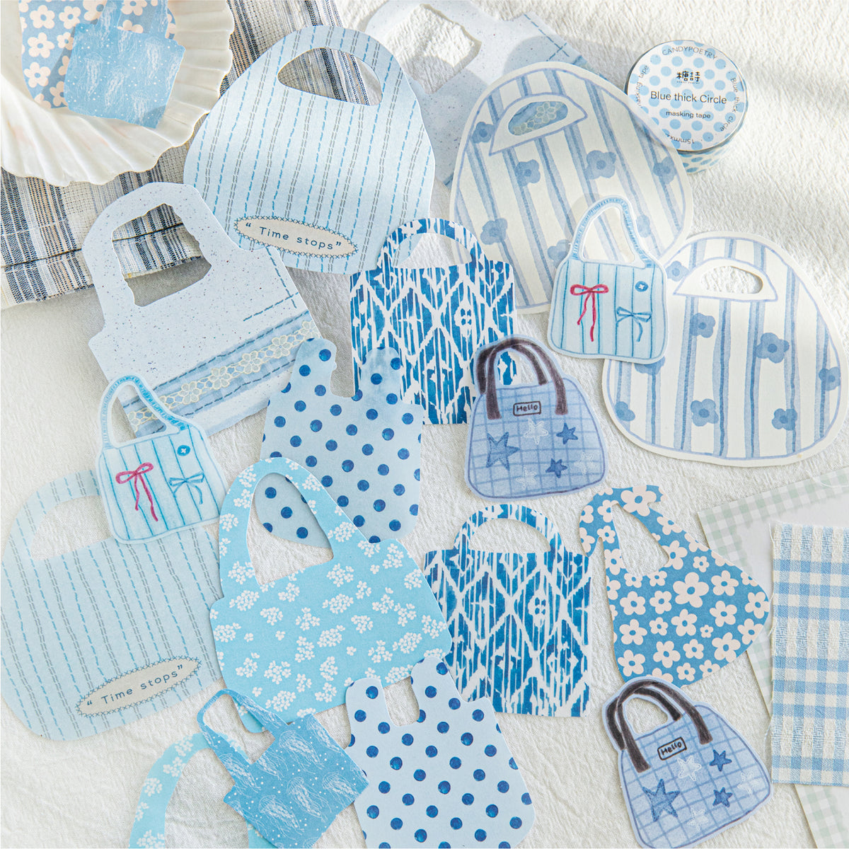 Carry Me Stickers | 20pcs Washi & Paper Combo Set - NZ & AU Delivery ...