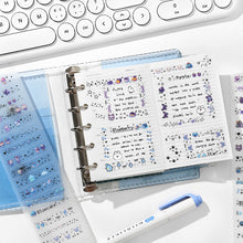 Load image into Gallery viewer, Mood Emoji PET Sticker 12 Sheets | Sparkle Finish