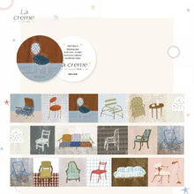 Load image into Gallery viewer, La Creme Washi Tape Comfy Seats chair stickders abstract vibe planner journal sticker scrapbook