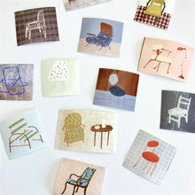Load image into Gallery viewer, La Creme Washi Tape Comfy Seats chair stickders abstract vibe planner journal sticker scrapbook