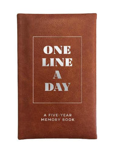 nouveau one line a day some lines a day 5 year journal memory notebook