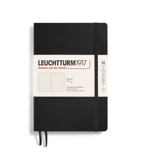 Load image into Gallery viewer, Leuchtturm1917 Softcover A5 Medium Dotted notebook Black junk journal scrapbook bullet journal planner
