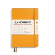Load image into Gallery viewer, Leuchtturm1917 Softcover A5 Medium Dotted notebook Rising Sun Yellow junk journal scrapbook bullet journal planner