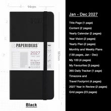 Load image into Gallery viewer, 2027 Paperideas Weeks | Weekly Planner