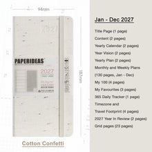 Load image into Gallery viewer, 2027 Paperideas Weeks | Weekly Planner