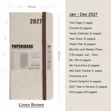 Load image into Gallery viewer, 2027 Paperideas Weeks | Weekly Planner