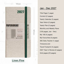 Load image into Gallery viewer, 2027 Paperideas Weeks | Weekly Planner