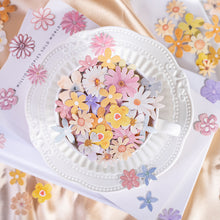 Load image into Gallery viewer, Pastel Flower Sticker Pack | 90 pcs decorative stickers bullet journal planner sticker creative journal junk journal scrapbooking