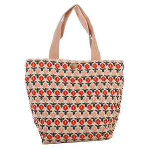 Floral Corduroy Tote Bag Small | Journal Travel Organiser lunch bag picnic beach bag journal stationery organiser study bag handbag