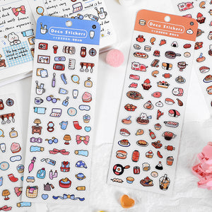 The Little Things PET Sticker Pack 4 Sheets hobonichi planner sticker icon stickers 