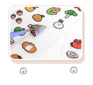 The Little Things PET Sticker Pack 4 Sheets hobonichi planner sticker icon stickers 