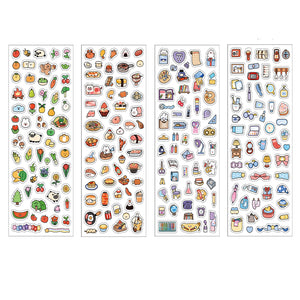 The Little Things PET Sticker Pack 4 Sheets hobonichi planner sticker icon stickers 