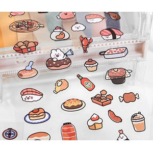 The Little Things PET Sticker Pack 4 Sheets hobonichi planner sticker icon stickers 