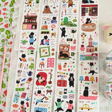 Load image into Gallery viewer, Travel Cats Sticker Tape Springforth cute cat stickers planner bullet journal sticker