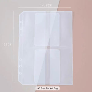 sticker-collecting-album four pocket bag-a5-journal material organiser
